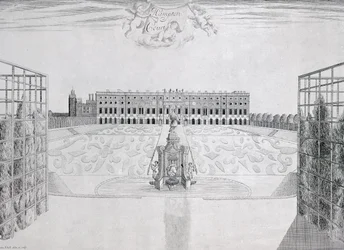 Hampton Court South Front, ca. 1830