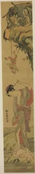 Shoki in Love, ca. 1768 (farvetræsnit, hashira-e)