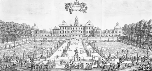 Udsigt over Drottningholm Slot, 1692