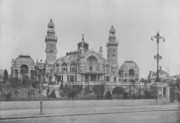 Zürich, La "Tonhalle," Casino (s/h-billede)