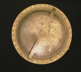 Orrery-ur, med emaljeret stjernetegnskalender og jordklode, af Fr.Ducomun, dit Boudry, ca. 1800