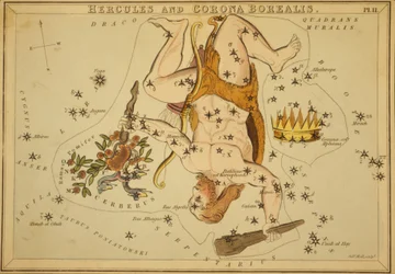Hercules og Corona Borealis, Illustration fra 