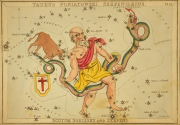 Poniatowskis Tyr, Serpentarius, Sobieskys skjold og slange, illustration fra 