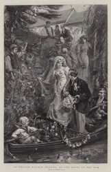 Et engelsk landsbybryllup på bredden af Wye