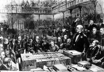 Hjemmestyredebat i Underhuset - Gladstone