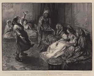 Haremets lys, et tyrkisk bryllup, trolovelsesceremonien