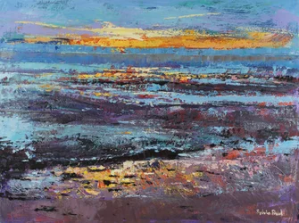 Sunrise Spectacular, 2021 (olie på lærred)