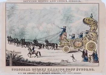 Colossal Golden Chariot, koster $7.000 (wc på papir)