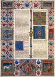 Zakarias Bog, fra bind II af Bible of Borso d