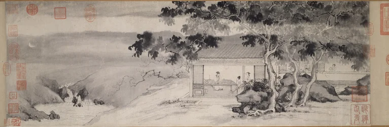 Drikker om natten, Ming-dynastiet, ca. 1520-23