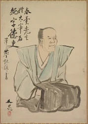 Imaginært portræt af Shundai Dazai