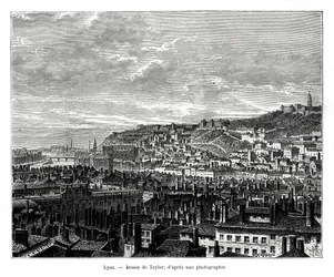 Lyon, Frankrig, 1800-tallet