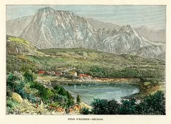 Piton d Enchein, Reunion, c1880.