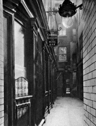 The George and Vulture tavern, London, 1926-1927.