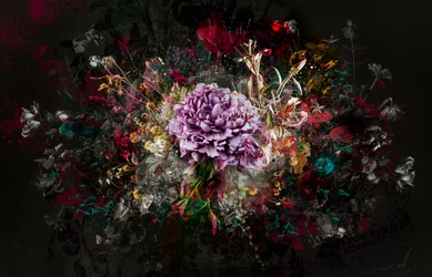 BOUQUET XXVII, 2019 (blandet medier på lærred)