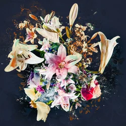 Bouquet VIII, 2018 (blandet medier på lærred)