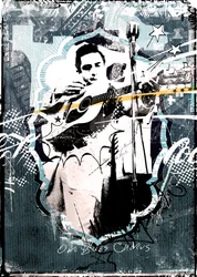 KONTANT, 2015 (Collage på lærred)