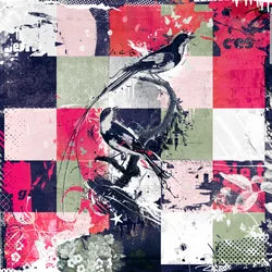 Natural Quilt, 2013 (Collage på lærred)