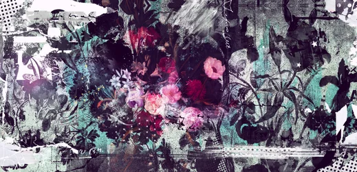 Revenant, 2016 (Collage på lærred)