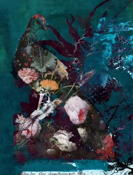 Wildness, 2018 (blandet medier på lærred)