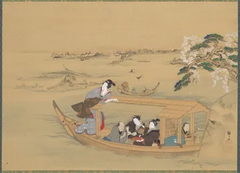 Lystbåd på Sumida-floden