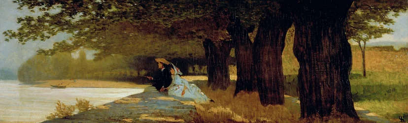 Bryllupsrejsen, ca. 1862-1863 (olie på lærred)