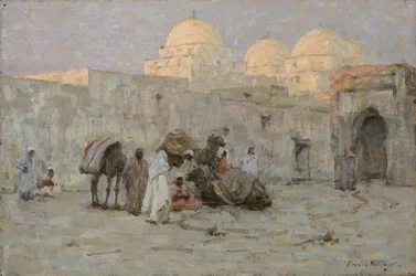 Kairouan, den sidste glød (olie på plade)