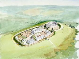 Restormel Castle, 14. århundrede, c1990-2010
