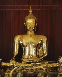 Buddha-billede (guld)