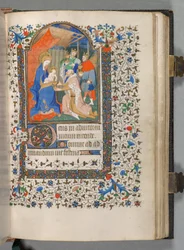 Tidebog (brug af Paris): Fol. 67r, Tilbedelse af de hellige tre konger