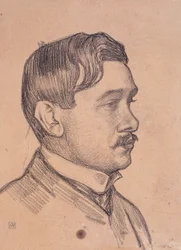 Portræt af Maurice Maeterlinck
