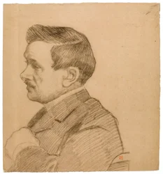 Portræt af Maurice Maeterlinck