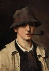 Selvportræt, ca. 1880 (olie på lærred)
