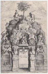 Indgangsparade...Ferdinand, østrigerne. Antwerpen, 1635