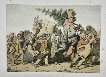 Sankt Nikolaus omgivet af børn