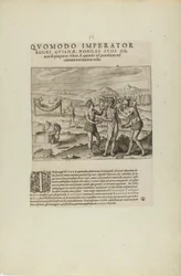 Quomodo Imperator/Regni Guianae, Nobiles Suos Or-/Nare.... (fra bogen Americae, del syv og otte)