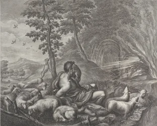 Jakob vogtede Labans flok, 1613-24.