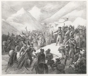 Passagen over Mont Saint-Bernard (Crossing of Mount Saint Bernard)