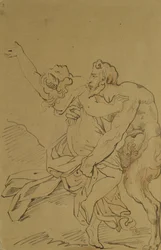 Nymfe og satyr