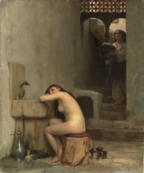 Badestue, 1888