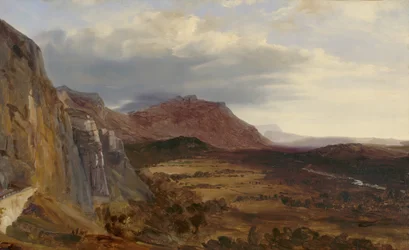 Udsigt over Saleve, nær Genève, 1834.