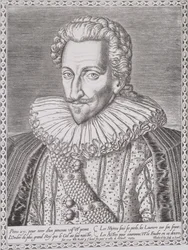Henri IV (1553-1610) som konge af Navarra, 1589
