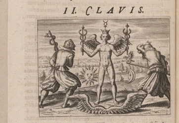 Illustration til Tripus Avrevs, det vil sige tre afhandlinger af udvalgte kemikere.., 1618