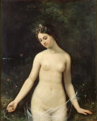 Nøgen ung kvinde, 1831.