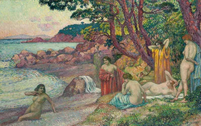 Badende ved Cap Benat, 1909