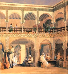 Bazaar i Orleans, 1840