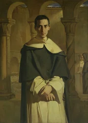 Portræt af Jean Baptiste Henri Lacordaire (1802-61), fransk prælat og teolog, 1841