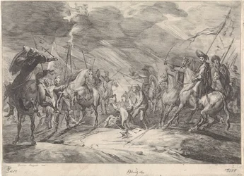 Battlefield Scene Cavalry Combat (serietitel)