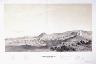Panorama over det moderne Athen