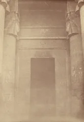 Den indre indgang til Denderah -templet